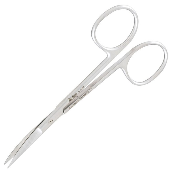 Miltex Integra Iris Scissors, 3.5in, Curved 5-302 - main